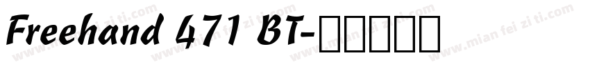 Freehand 471 BT字体转换